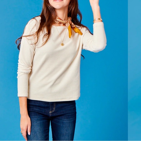 Velvety Soft Ribbed Knit Corduroy Top - Picture 2 of 2